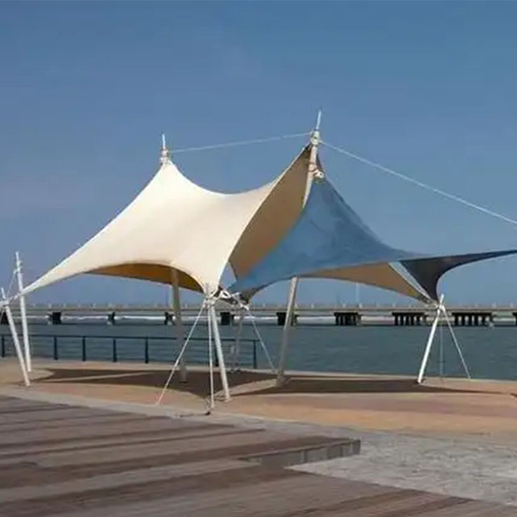 五峰膜结构景观棚